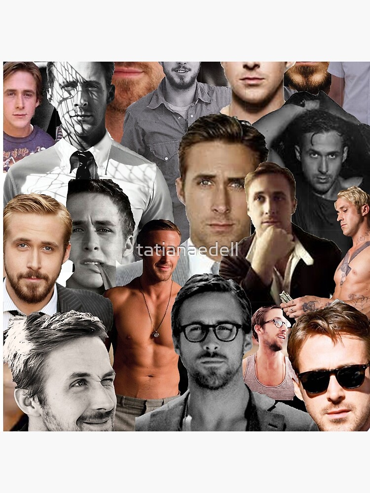 Ryan Gosling Photo Collage Pillowcase