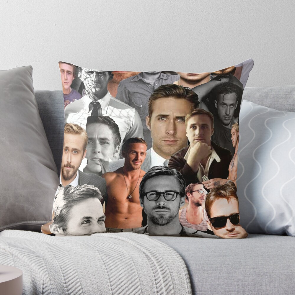 Ryan Gosling Face Throw Pillow II Throw Pillow for Sale by Shappie112