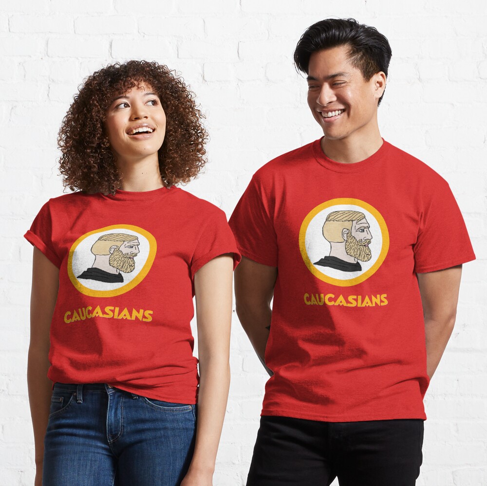 Caucasians Shirt Vintage Mens Womens Caucasians Tshirt Caucasians T Shirt  Y2k Memes Sweatshirt Hoodie Caucasians Redskins Shirt Indian Wearing Caucasians  Shirt NEW - Laughinks