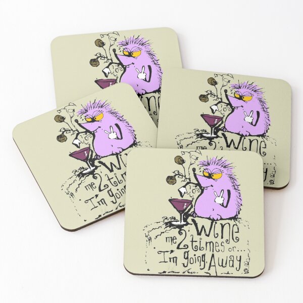 Item preview, Ilustración de un puercoespín al que le gusta el vino designed and sold by manuelunsui.