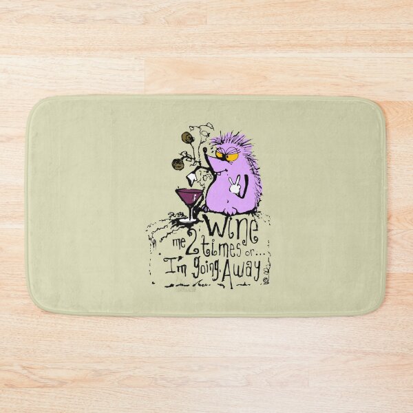 Item preview, Ilustración de un puercoespín al que le gusta el vino designed and sold by manuelunsui.