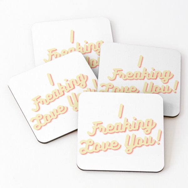 Item preview, I Freaking Love You! Retro designed and sold by PatientCitizen.