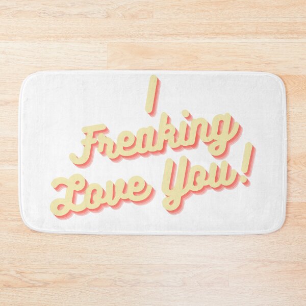 Item preview, I Freaking Love You! Retro designed and sold by PatientCitizen.