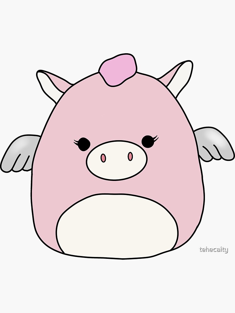 Pegatina «lindo squishmallow» de tehecaity Redbubble