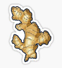 ginger root power Sticker