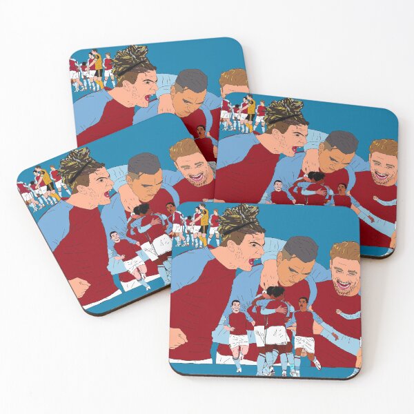 Item preview, aston villa football club art print poster celebration designed and sold by madein1874.