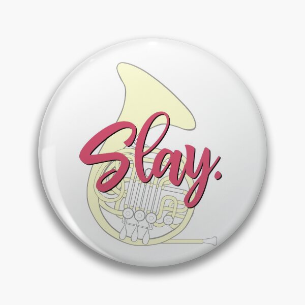 Item preview, Slay - French Horn designed and sold by BandMomDesigns.