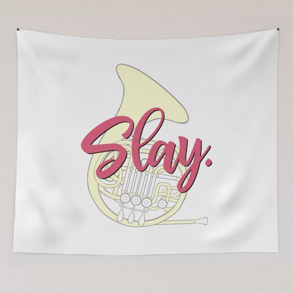 Item preview, Slay - French Horn designed and sold by BandMomDesigns.