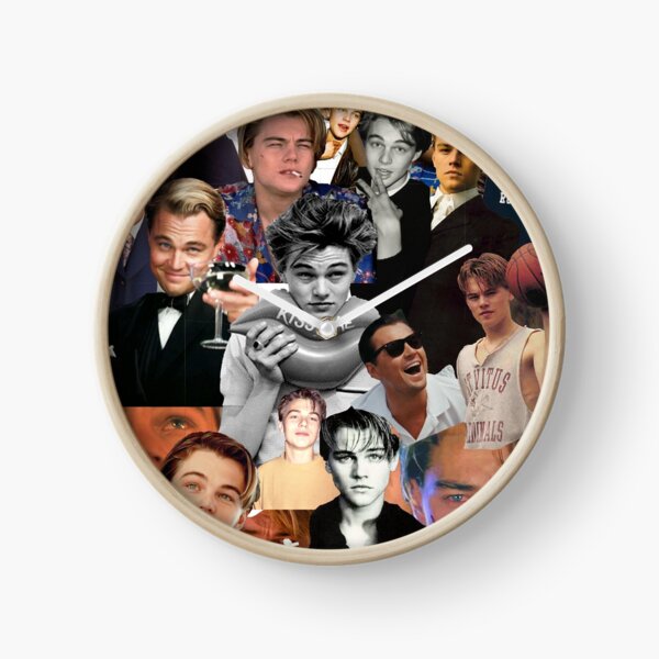 Leonardo Dicaprio Collage Clock