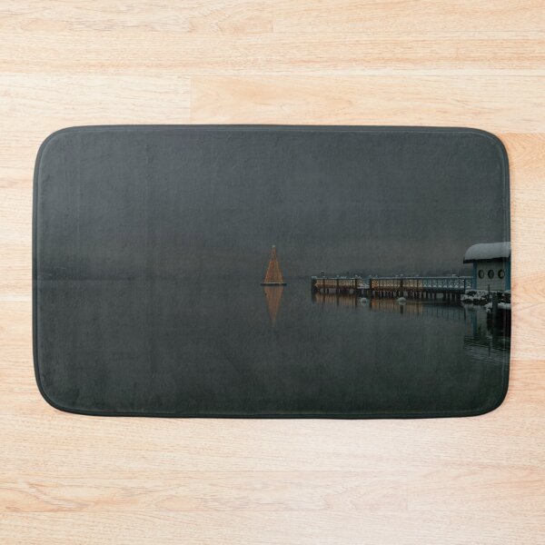 Item preview, Foggy Christmas Winter Lake Klagenfurt Austria designed and sold by wbfm.