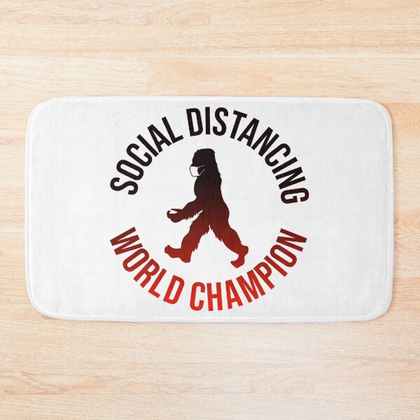 Item preview, Bigfoot Social Distancing World Champion gift for Bigfoot lovers designed and sold by BRtisticDesigns.