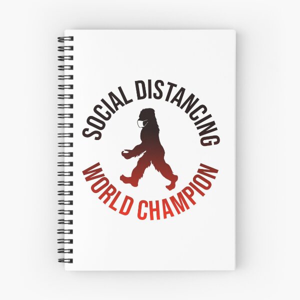 Item preview, Bigfoot Social Distancing World Champion gift for Bigfoot lovers designed and sold by BRtisticDesigns.