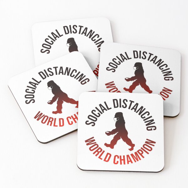 Item preview, Bigfoot Social Distancing World Champion gift for Bigfoot lovers designed and sold by BRtisticDesigns.