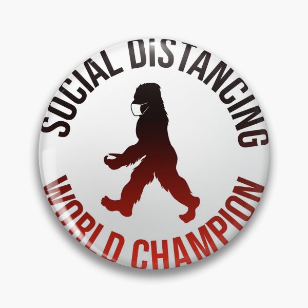 Item preview, Bigfoot Social Distancing World Champion gift for Bigfoot lovers designed and sold by BRtisticDesigns.