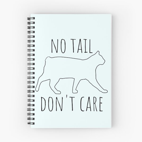 Item preview, No Tail Don't Care Tailless Cat Manx Lover designed and sold by MixedBagMerch.