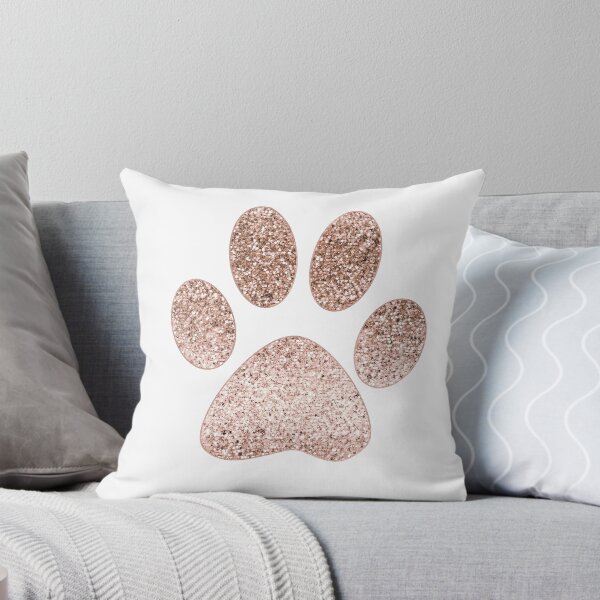 Item preview, Sparkling rose gold paw print designed and sold by RoseAesthetic.