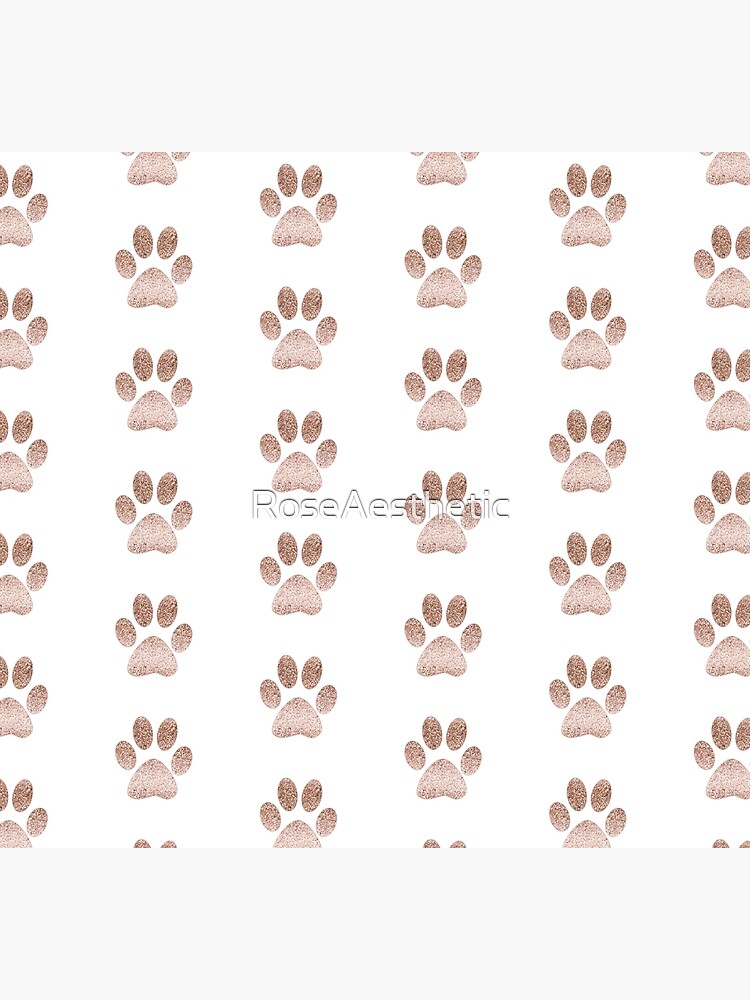 Thumbnail 5 of 5, Socks, Sparkling rose gold paw print designed and sold by RoseAesthetic.