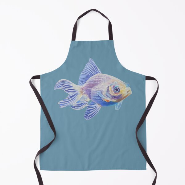 Item preview, White Goldfish - fish painting (no background) designed and sold by Emily Bickell.