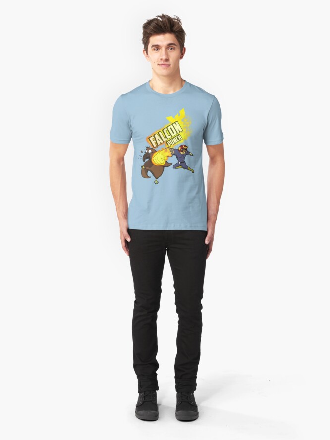 Alternate view of FALCON PUNCH! Slim Fit T-Shirt