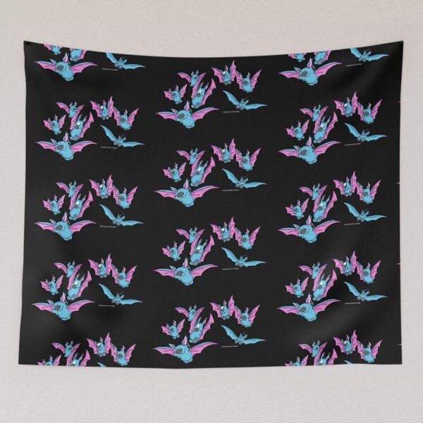Item preview, Bats cartoon motif designed and sold by ARTOFDARK.