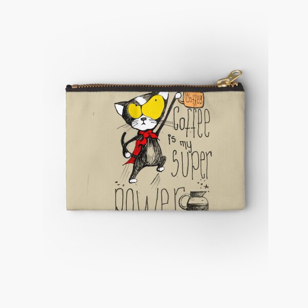 Item preview, Un gato negro dice: El café es mi superpoder designed and sold by manuelunsui.
