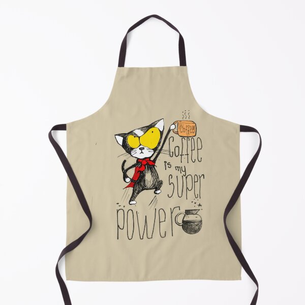 Item preview, Un gato negro dice: El café es mi superpoder designed and sold by manuelunsui.