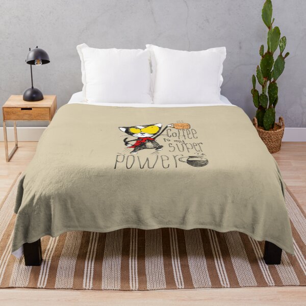 Item preview, Un gato negro dice: El café es mi superpoder designed and sold by manuelunsui.