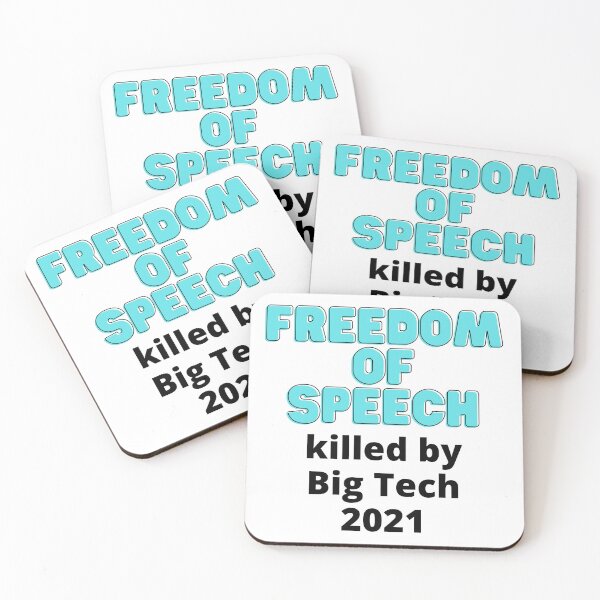 Item preview, Freedom Of Speech Killed By Big Tech 2021 designed and sold by StormyMuse.