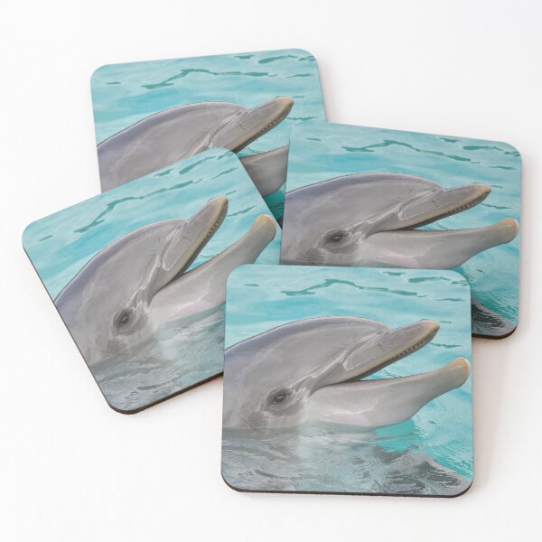 Item preview, Bubbly dolphin jumping out of the water designed and sold by Seaside Dreamer.