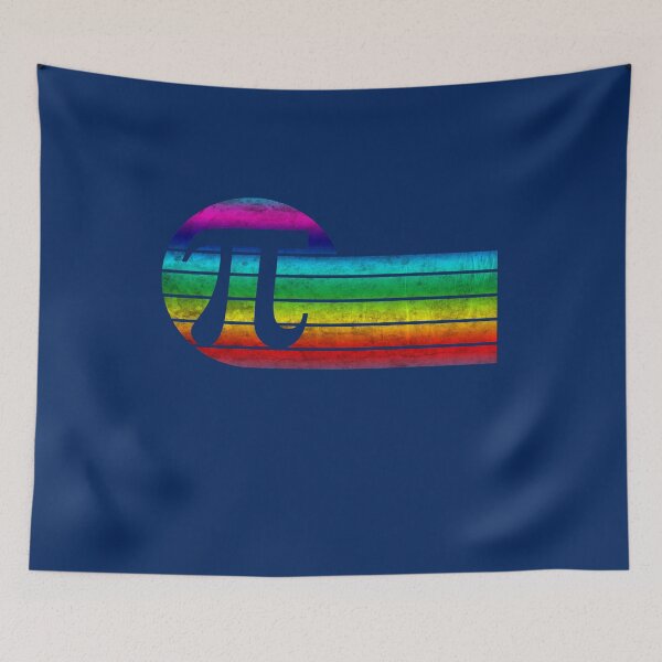 Item preview,  PI DAY Rainbow Stripes Distressed Simple Elegant designed and sold by Greenbaby.