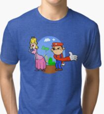 Princess Peach is in da' castle! Tri-blend T-Shirt