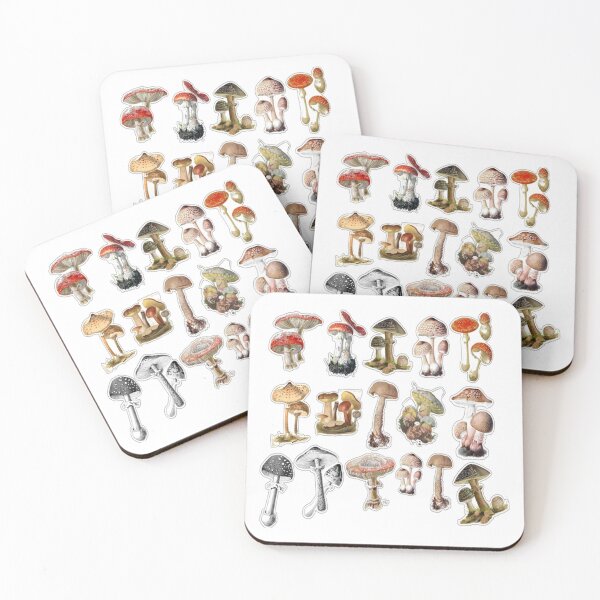 Item preview, Tiny Mushrooms designed and sold by Varnika Kasu.