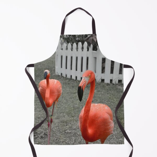 Item preview, Pink Flamingos - Monochrome, Color Splash, Bright Pink Flamingos, Pair of Flamingos, Colorful Birds designed and sold by naturecdesigns.