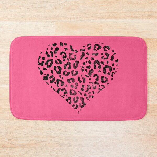 Item preview, Distressed Black Cutout Leopard Print Heart designed and sold by Bumblefuzzies.
