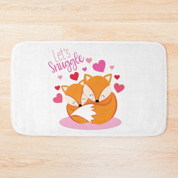 Item preview, Cute Valentines Foxes Lets snuggle designed and sold by TamGustam.