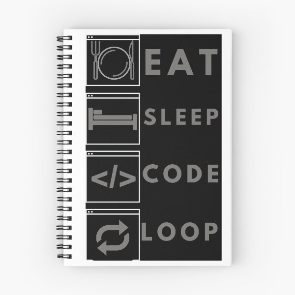 Item preview, Eat Sleep Code Loop designed and sold by notakename.