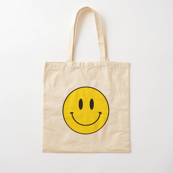 Happy Face | Smiley | Yellow | Cotton Tote Bag