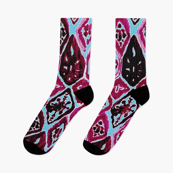 Item preview, Magenta & sky blue seaside print designed and sold by peggieprints.