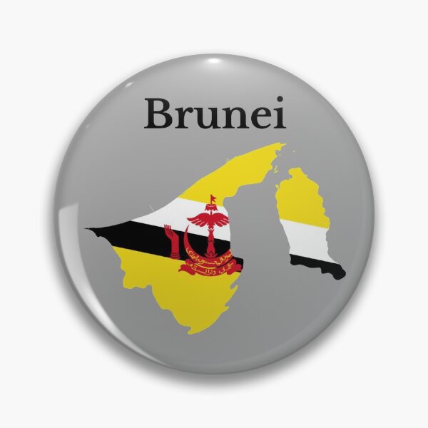 Item preview, Brunei Flag Map designed and sold by marosharaf.