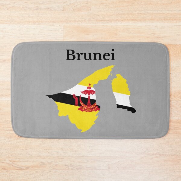 Item preview, Brunei Flag Map designed and sold by marosharaf.