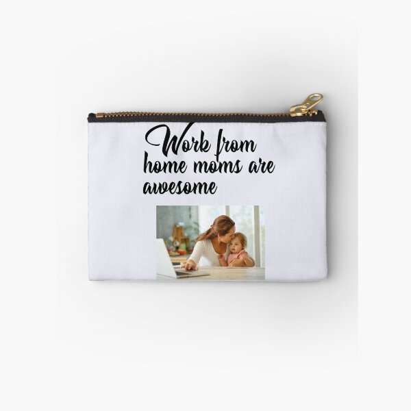 Item preview, "Work From Home Moms Are Awesome." Mom, baby, work at home --- Mothers are fierce angels designed and sold by JoelsCorner.