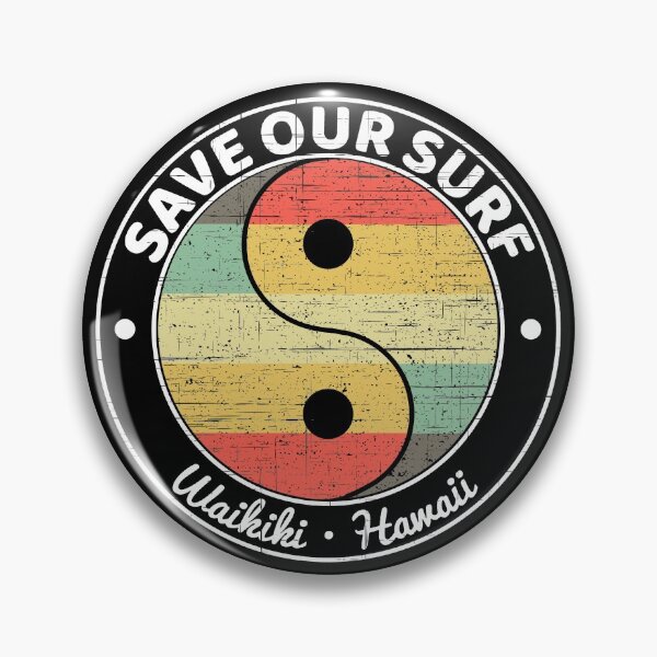 Item preview, Save Our Surf - Retro Vintage Yin Yang designed and sold by JordanHolmes.