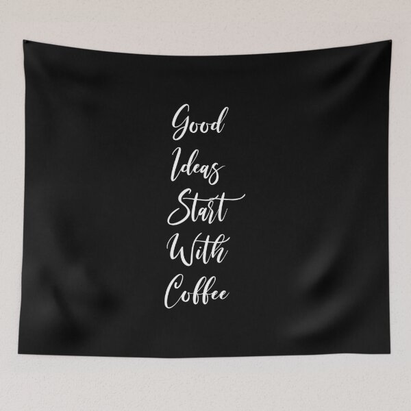 Item preview, Good Ideas Start With Coffee - Coffee Addict - Coffee T - Coffee Drinker - Coffee Drinker Gift - Funny Coffee  designed and sold by Rainwater Merch.
