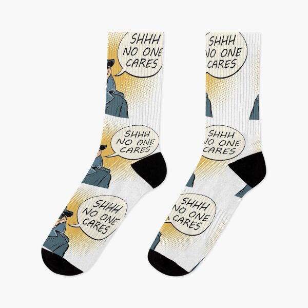 Item preview, SHHH NO ONE CARES designed and sold by Graykat.