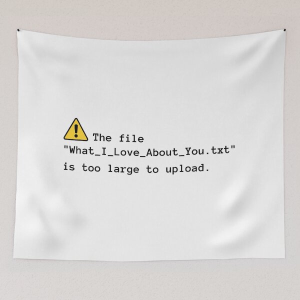 Item preview, What I Love About You is too Large designed and sold by PatientCitizen.