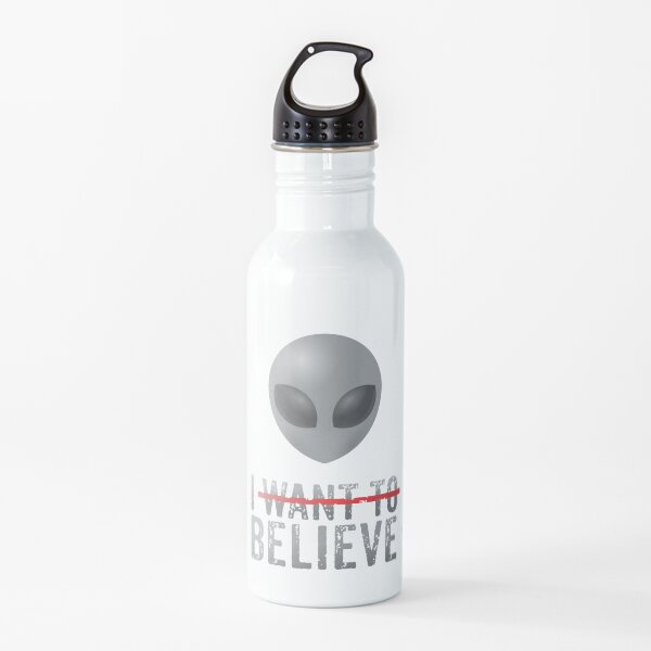 I Want to Believe Water Bottle