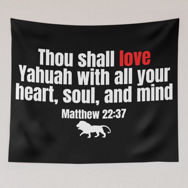 Item preview, Thou Shall Love Yahuah With All Your Heart, Soul, and Mind designed and sold by DaughterofYah.