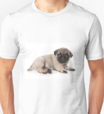 Funny cute pug puppies Unisex T-Shirt