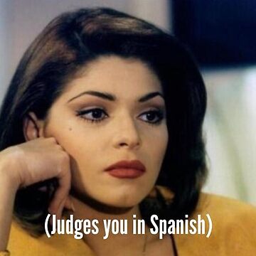 Artwork thumbnail, Judges You in Spanish Meme Sticker by flakiita