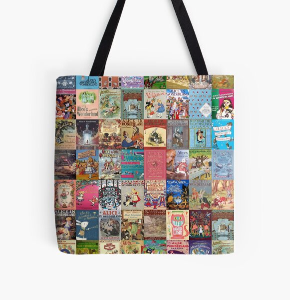 Alice in Wonderland All Over Print Tote Bag